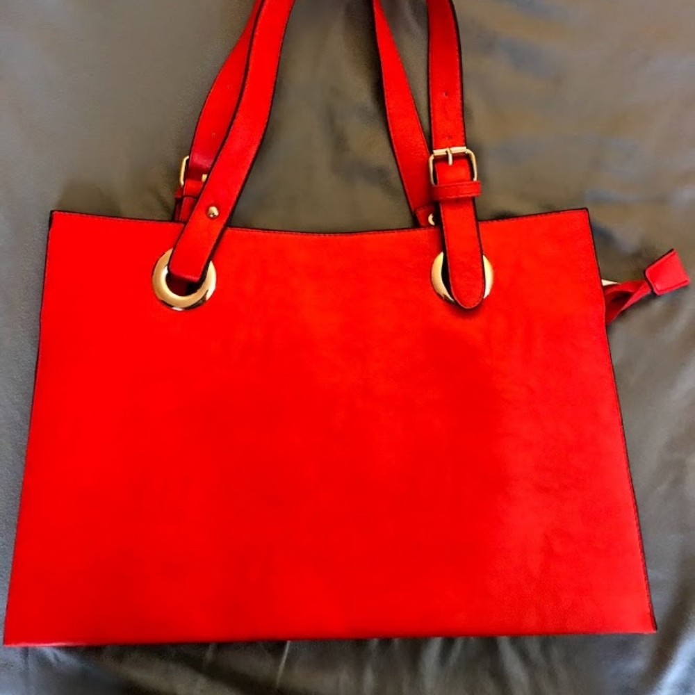 Beautiful Red Handmade Italian Bag